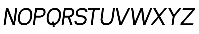 Kayak Sans Regular Italic Font UPPERCASE