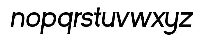 Kayak Sans Regular Italic Font LOWERCASE