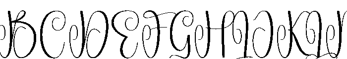 Kayla2 Font UPPERCASE