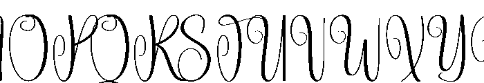 Kayla2 Font UPPERCASE