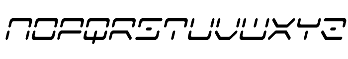 Kaylon Condensed Italic Font LOWERCASE