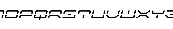 Kaylon Expanded Italic Font LOWERCASE