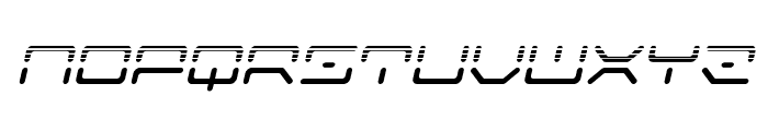 Kaylon Halftone Italic Font LOWERCASE