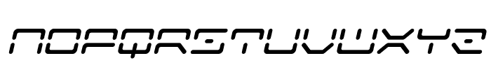 Kaylon Semi-Bold Italic Font LOWERCASE