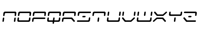Kaylon Semi-Italic Font LOWERCASE