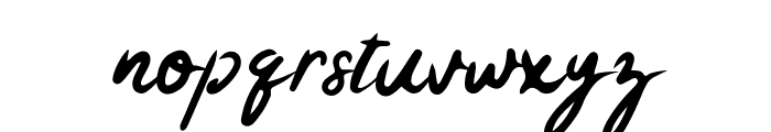 Kaysan Signature Font LOWERCASE