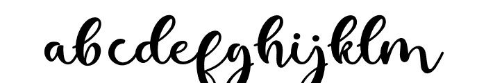 kallithea Regular Font LOWERCASE