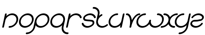 karitza Bold Italic Font LOWERCASE