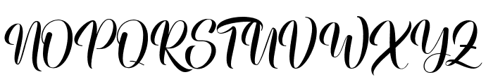karoline Regular Font UPPERCASE