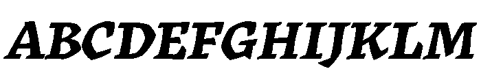 Katari Black Italic Font UPPERCASE