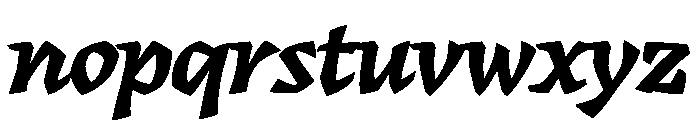 Katari Black Italic Font LOWERCASE