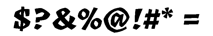 Katari Black Font OTHER CHARS