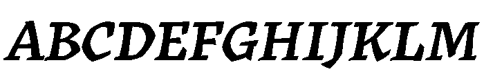 Katari Bold Italic Font UPPERCASE