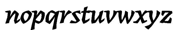 Katari Bold Italic Font LOWERCASE