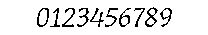 Katari Italic Font OTHER CHARS