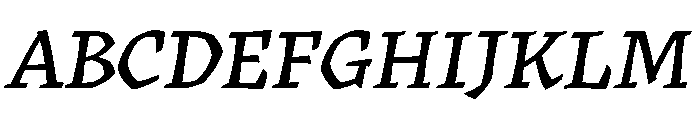 Katari Medium Italic Font UPPERCASE