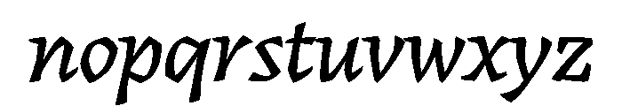 Katari Medium Italic Font LOWERCASE
