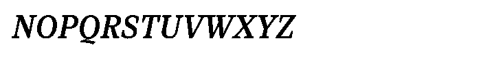 Kandal Medium Italic Font UPPERCASE