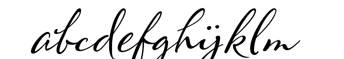 KatTailBoldHMK Font LOWERCASE