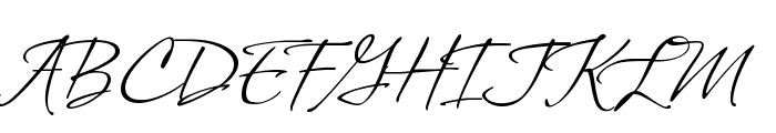 KatTailHMK Font UPPERCASE