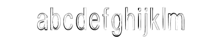 Katatonik-CondensedRegular Font LOWERCASE