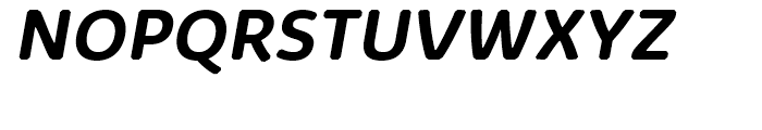 Kabrio Abarth Bold Italic Font UPPERCASE