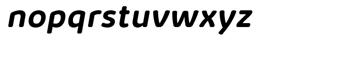 Kabrio Abarth Bold Italic Font LOWERCASE