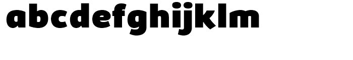 Kabrio Heavy Font LOWERCASE