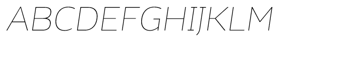 Kahlo Light Pro Italic Font UPPERCASE
