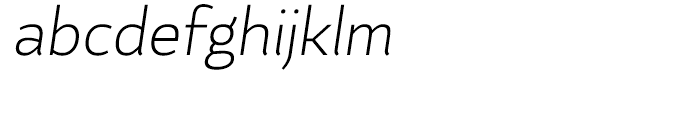 Kahlo Medium Pro Italic Font LOWERCASE