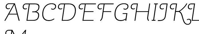 Kahlo Medium Swash Italic Font UPPERCASE