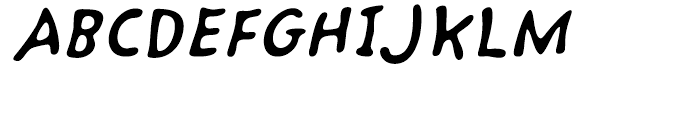 Kairengu Oblique Font UPPERCASE