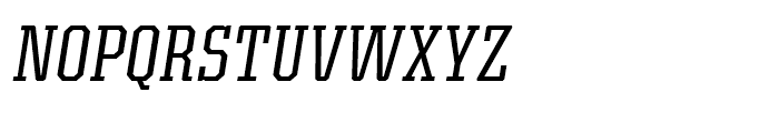 Kairos Condensed Italic Font UPPERCASE