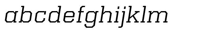 Kairos Extended Italic Font LOWERCASE