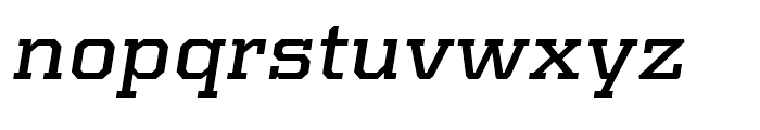 Kairos Extended Medium Italic Font LOWERCASE