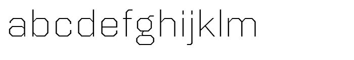 Kairos Sans Extended ExtraLight Font LOWERCASE