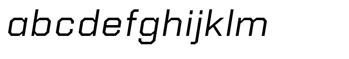 Kairos Sans Extended Italic Font LOWERCASE