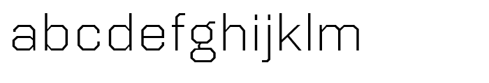 Kairos Sans Extended Light Font LOWERCASE