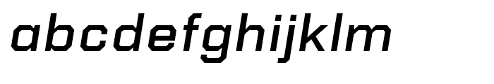 Kairos Sans Extended Medium Italic Font LOWERCASE