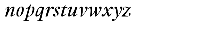 Kalix Italic Font LOWERCASE
