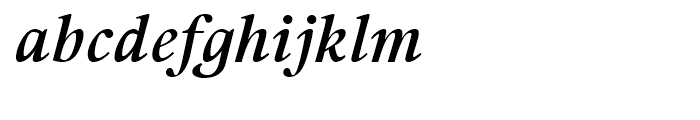 Kalix Semi Bold Italic Font LOWERCASE