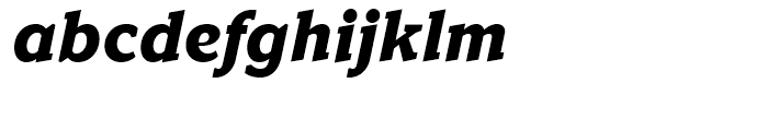 Kandal Black Italic Font LOWERCASE