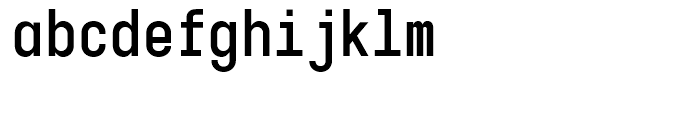 Karben 105 Mono Bold Font LOWERCASE