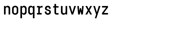 Karben 205 Mono Bold Font LOWERCASE