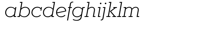 Karnak Light Italic Font LOWERCASE