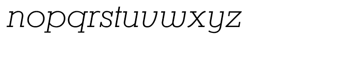 Karnak Light Italic Font LOWERCASE