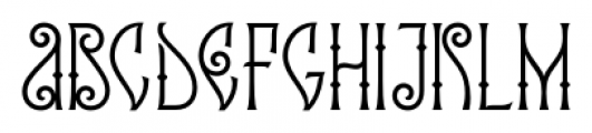 KA Gaytan Serif Font UPPERCASE