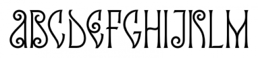 KA Gaytan Serif Font LOWERCASE
