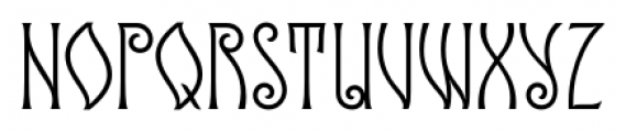 KA Gaytan Serif Font LOWERCASE