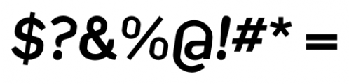 Kade Medium Italic Font OTHER CHARS